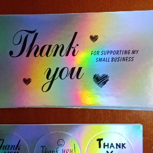 THANK YOU STICKERS/CARDS - Picture 3 of 10